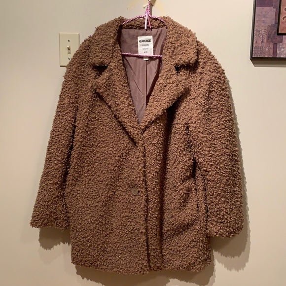 Garage Oversized Teddy Coat - Picture 1 of 4